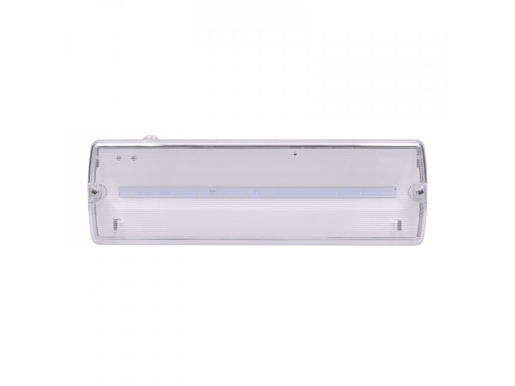 Solight LED nouzové zářivkové svítidlo, 6W, 270lm, IP65, LiFePo4 1500mAh baterie, autotest