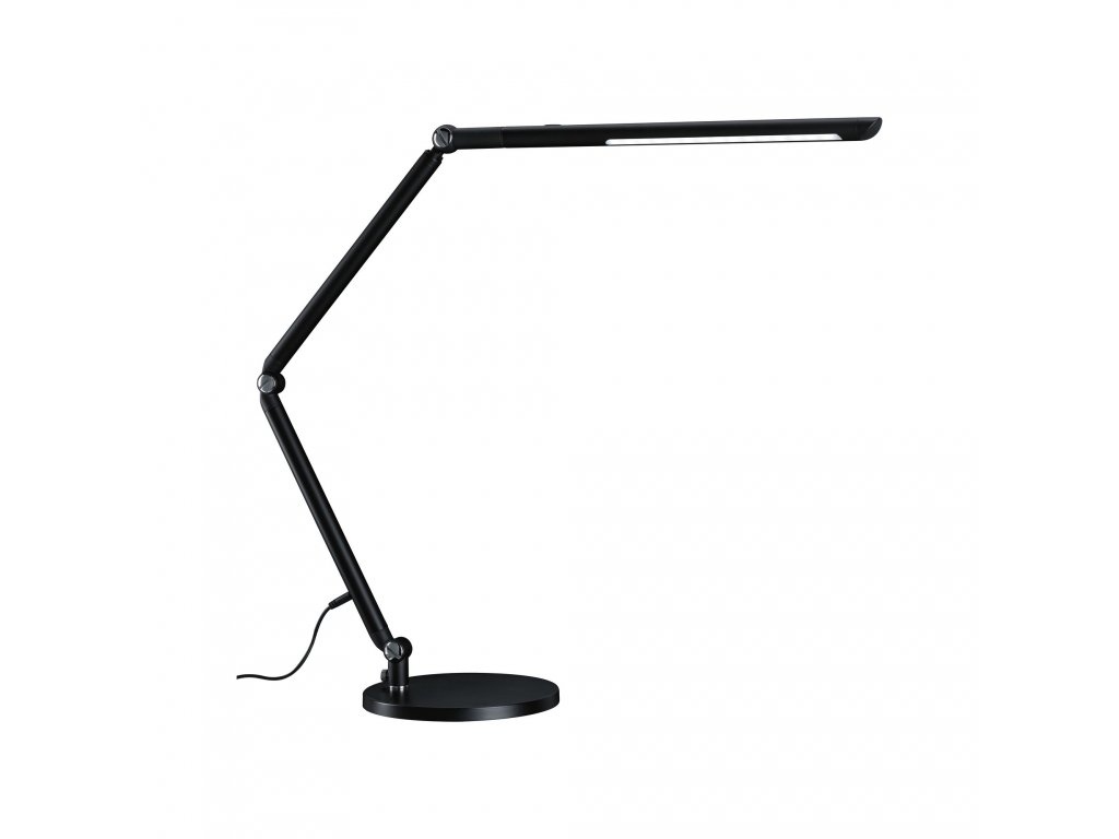 PAULMANN LED stolní lampa na psací stůl FlexBar černá 10,6W měnitelná bílá  3.000K, 78912 - DůmSvětel.cz