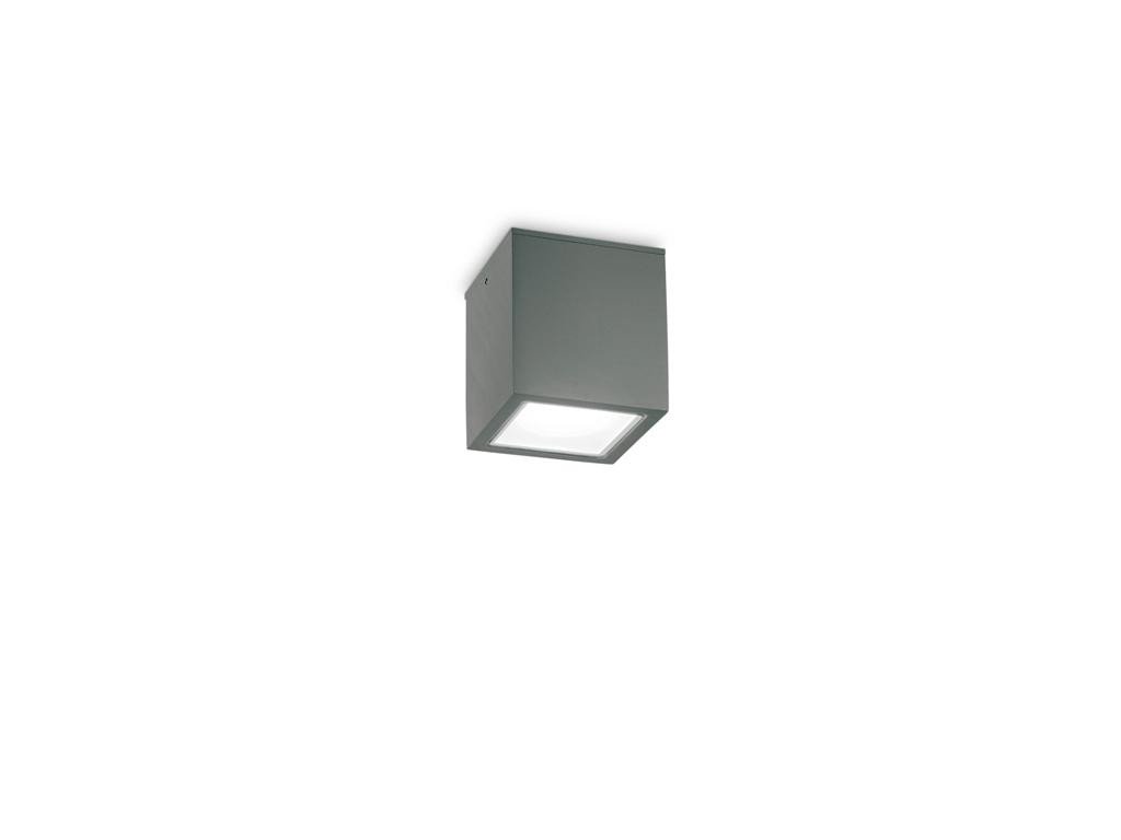 Ideal Lux Venkovní stropní přisazené svítidlo TECHO PL1 BIG ANTRACITE 251516 antracitové