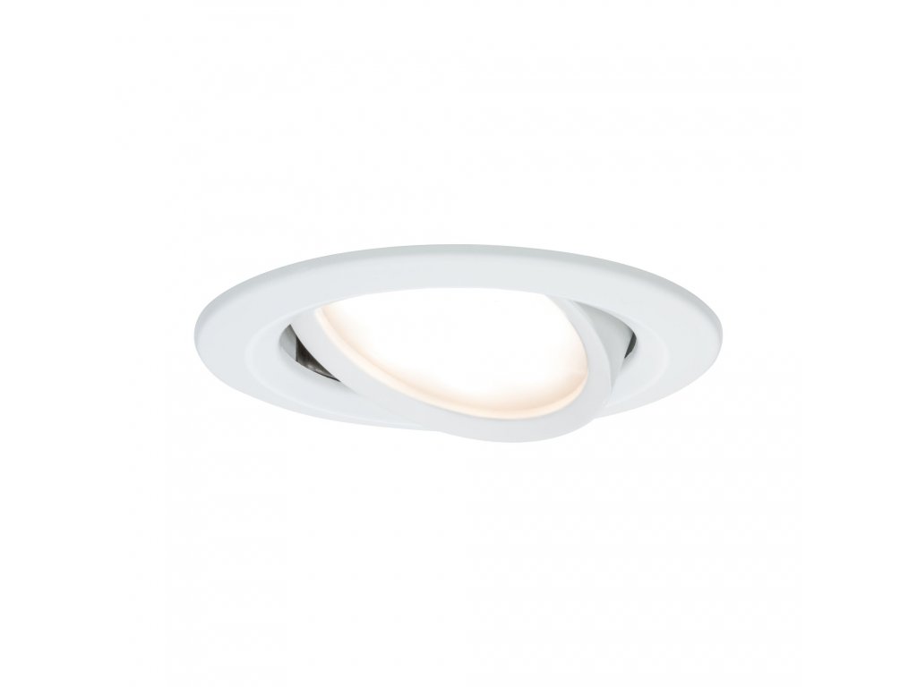 PAULMANN - Vestavné svítidlo LED Nova kruhové 1x6,5W bílá mat nastavitelné, P 93448