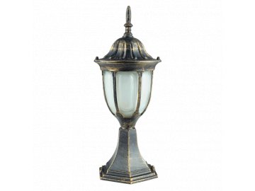 PREZENT 39015 venkovní stojací lampa Porto 1x60W E27 IP33 mosaz patina