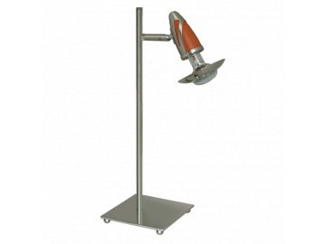 PREZENT - stolní lampa ZEUS 1xE14/R50/40W, NS/CHERRY, kov, dřevo