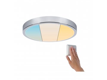 PAULMANN - LED Panel Aviar IP44 WhiteSwitch kruhové 360 24W 2.700K chrom, P 78927