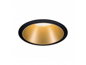 PAULMANN - Vestavné svítidlo LED Cole 6,5W černá/zlatá mat 3-krokové-stmívatelné 2700K teplá bílá, P 93403