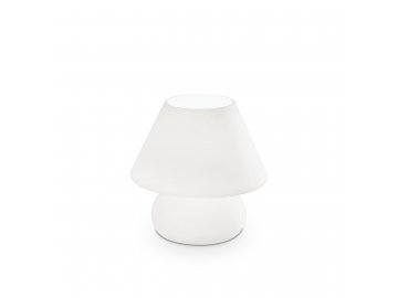 IDEAL LUX 074726 stolní lampa Prato TL1 Small bílá 1x40W E14