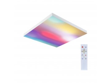 PAULMANN LED Panel Velora Rainbow dynamic RGBW hranaté 450x450mm RGBW bílá , DO, 79905