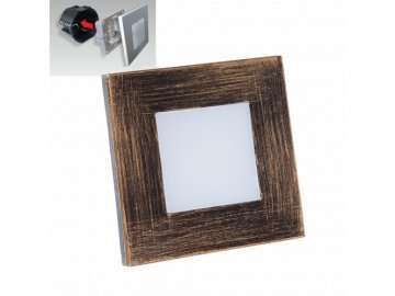 EMITHOR STEP LIGHT LED 1W,60lm,4000K, RUSTIC