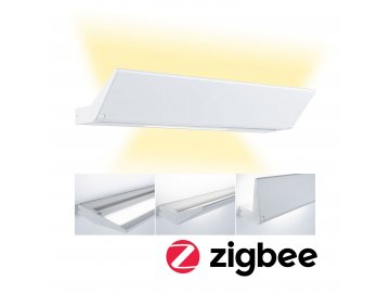 PAULMANN LED nástěnné svítidlo Smart Home Zigbee Ranva měnitelná bílá / 230V 13W stmívatelné bílá mat