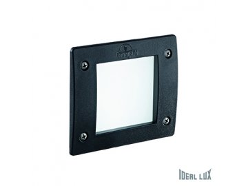 Ideal Lux Venkovní orientační zápustné svítidlo Leti FI1 096582 černé hranaté