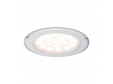 PAULMANN - LED nábytkové vestavné svítidlo kruhové 2ks sada 2x2,5W chrom, P 99920