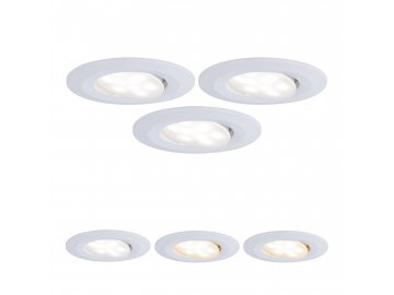 PAULMANN - Vestavné svítidlo LED Calla kruhové 3x5,5W bílá mat výklopné nastavitelná teplota barvy, P 99935