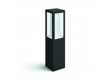 Hue LED White and Color Ambiance Venkovní sloupkové svítidlo Philips Impress 17431/30/P7 černé 40cm 2200K-6500K RGB
