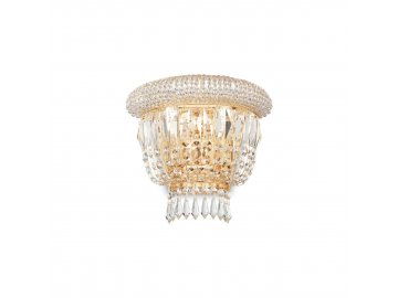 IDEAL LUX - luxusní nástěnná svítidla Dubai AP2 ottone 201023 2x40W zlaté