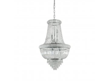 Závěsné svítidlo Ideal Lux Dubai SP10 cromo 215969 10x40W chromové 52cm