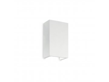 IDEAL LUX - Nástěnné svítidlo Flash Gesso AP1 high 214689 1x40W hranaté 18cm