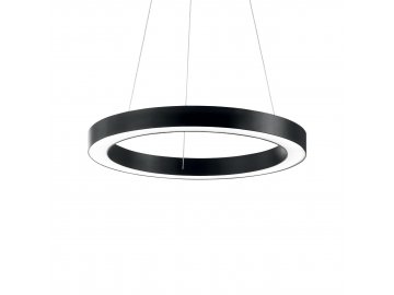 IDEAL LUX - Moderní kruhové závěsné LED svítidlo ORACLE SP1 D70 NERO 222110