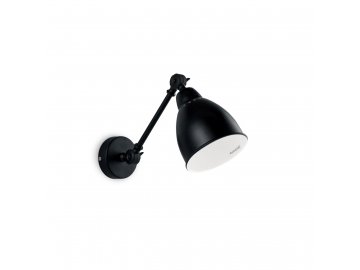 IDEAL LUX 027852 nástěnné svítidlo Newton AP1 Nero 1x60W E27