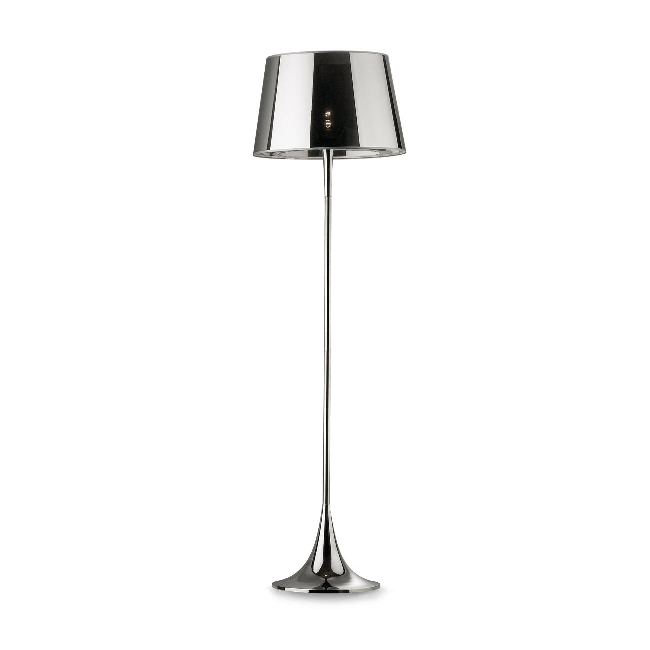 IDEAL LUX 032382 stojací lampa London PT1 1x100W E27 chrom