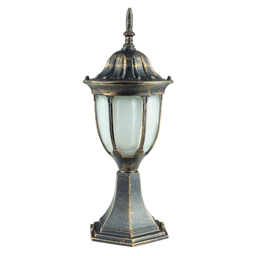 PREZENT 39015 venkovní stojací lampa Porto 1x60W E27 IP33 mosaz patina