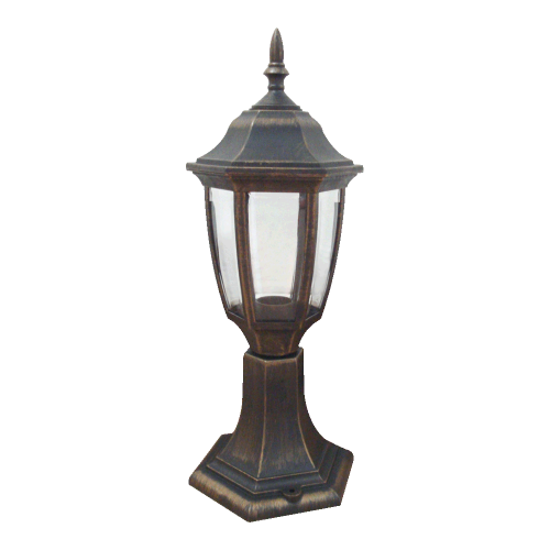 PREZENT 48301 venkovní stojací lampa Nicosia 1x60W E27 IP44 mosaz patina