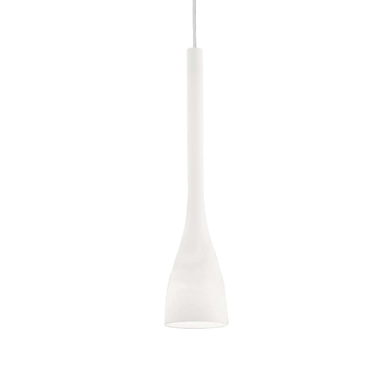 IDEAL LUX 035666 závěsné svítidlo FLUT SP1 Big Bianco 1x60W