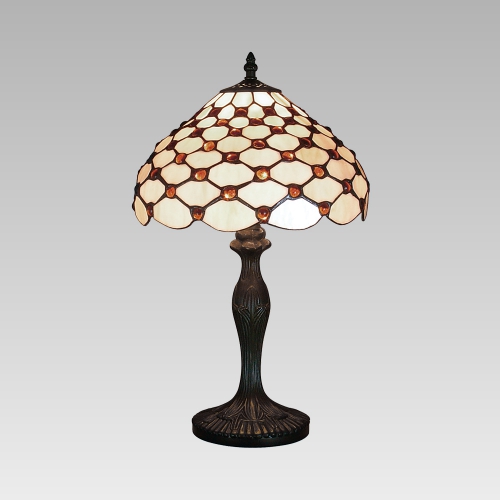 PREZENT 53 stolní lampa Tiffany 1x60W E27