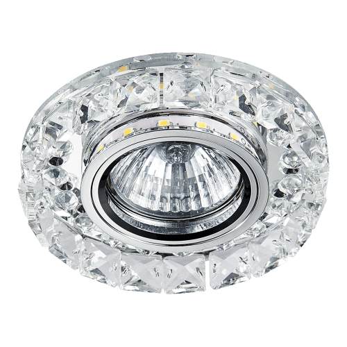 EMITHOR 71074 vestavná křišťálová bodovka Crystal Fix 1x50W+1x0 2W GU10