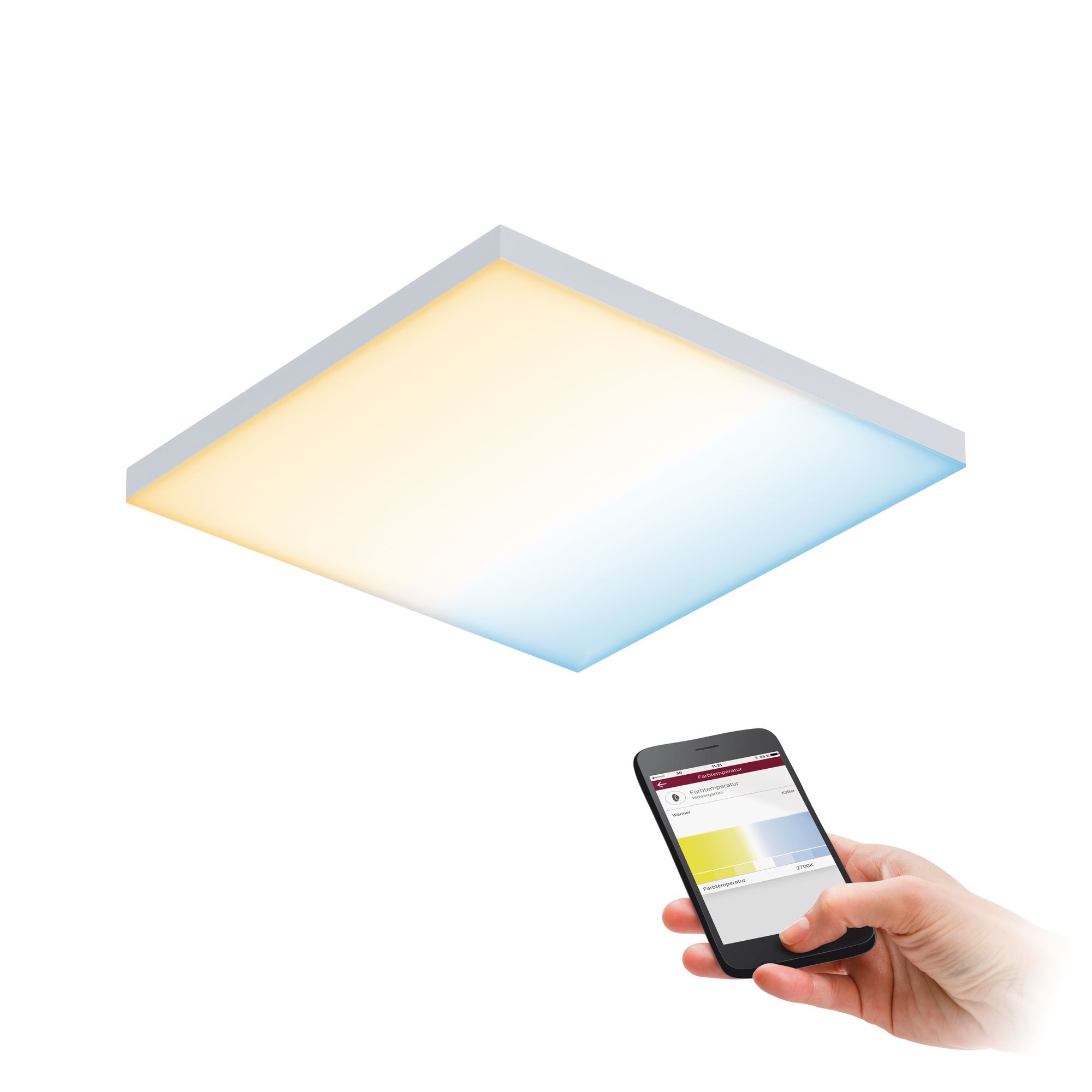 PAULMANN - LED panel SmartHome Zigbee Velora Tunable White 295x295mm, P 79825
