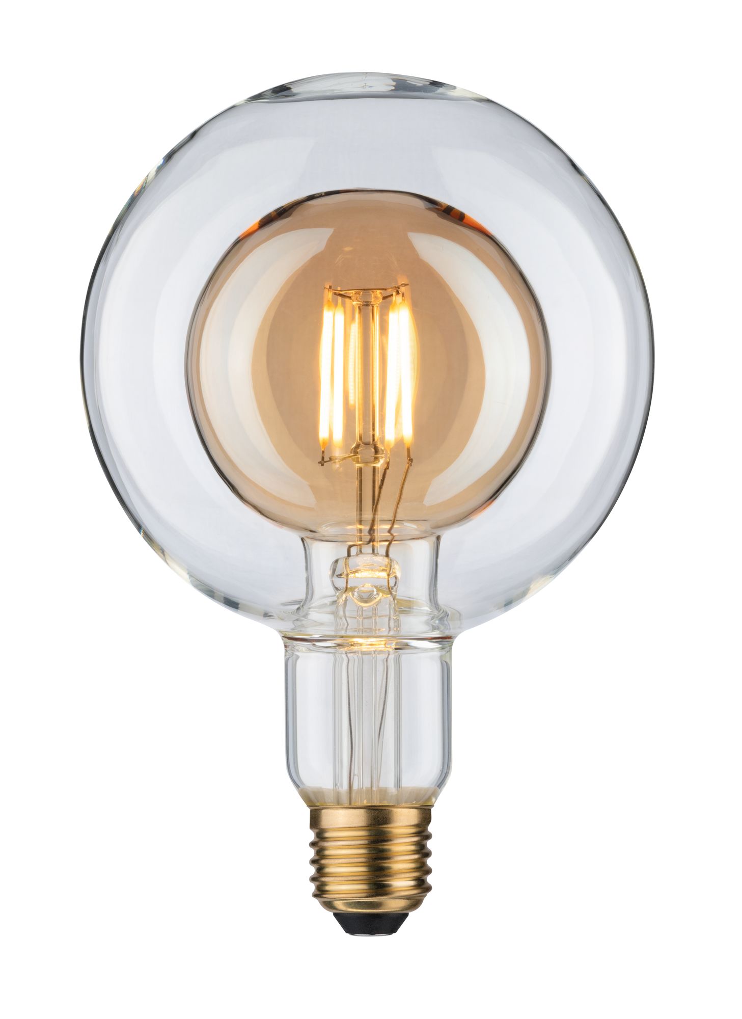 PAULMANN - LED Inner Shape Globe G125 4 W zlatá E27 2.700K teplá bílá, P 28765