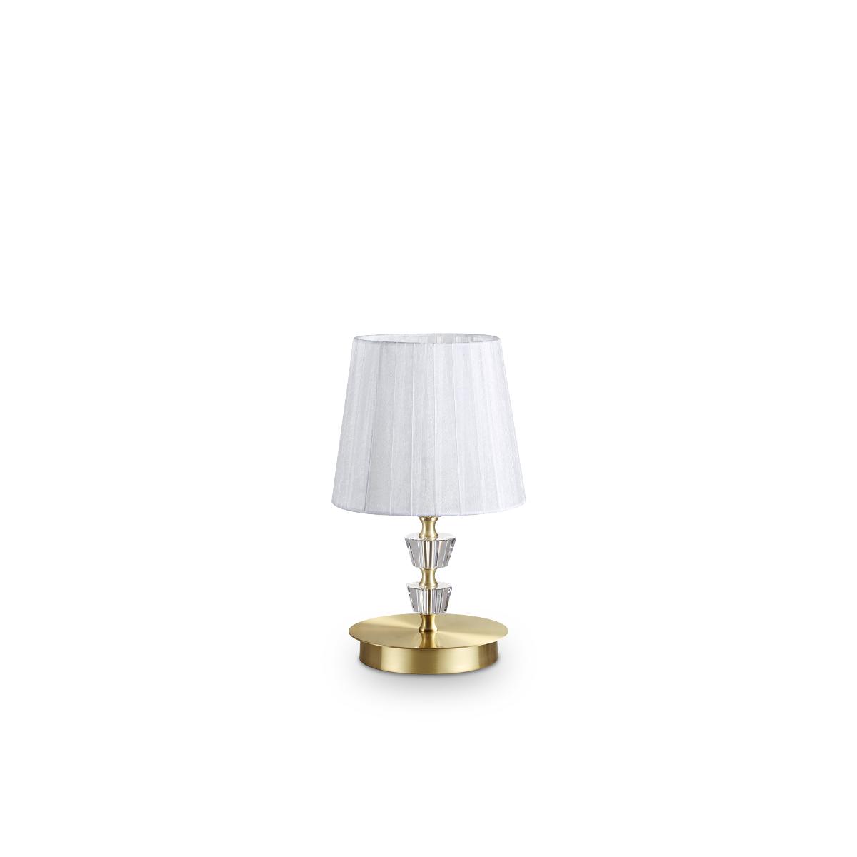 IDEAL LUX - luxusní stolní lampa PEGASO TL1 SMALL OTTONE SATINATO 197753