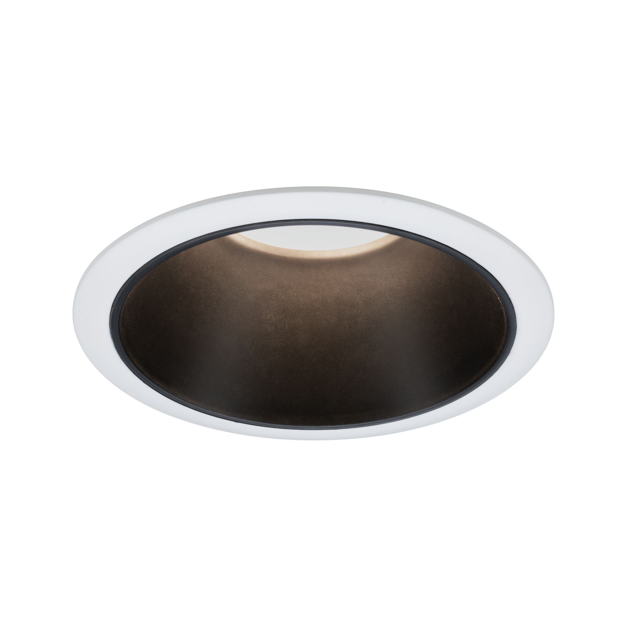 PAULMANN - Vestavné svítidlo LED Cole 6,5W bílá/černá mat 3-krokové-stmívatelné 2700K teplá bílá, P 93401