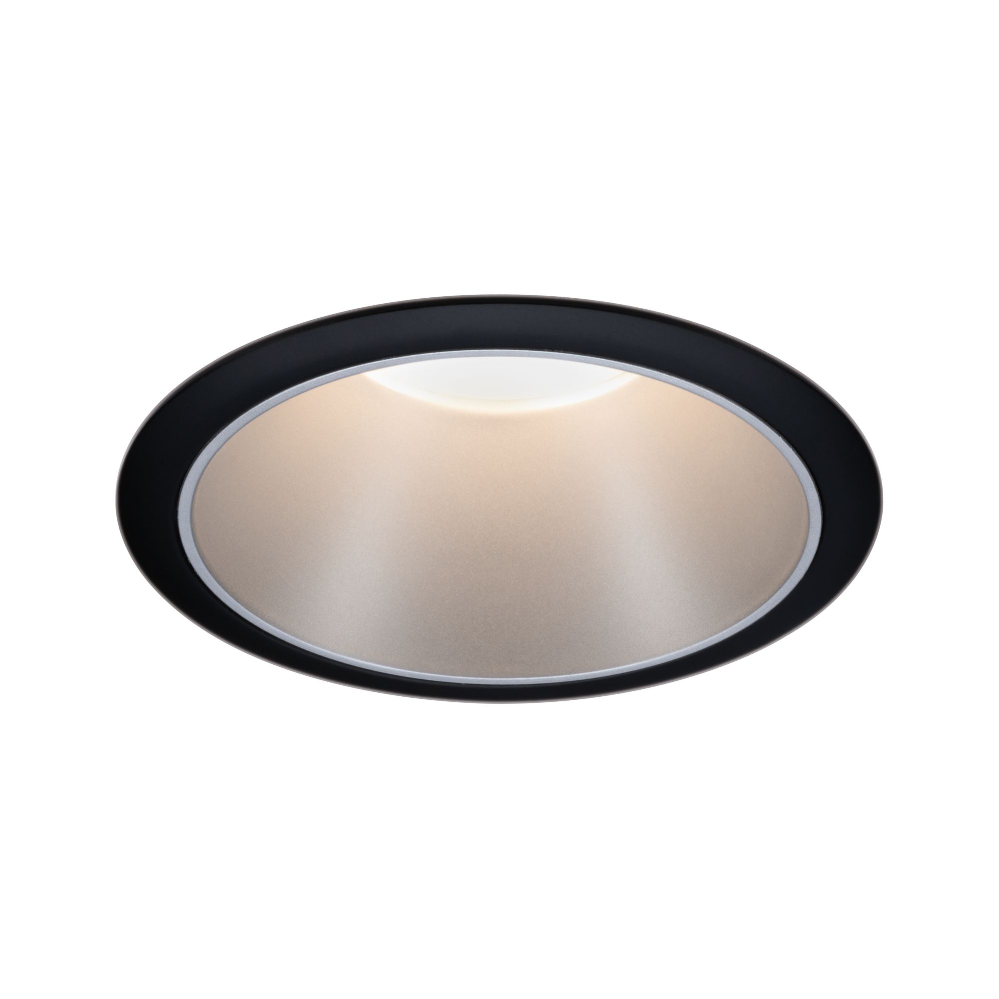 PAULMANN - Vestavné svítidlo LED Cole 6,5W černá/stříbrná mat 3-krokové-stmívatelné 2700K teplá bílá, P 93407