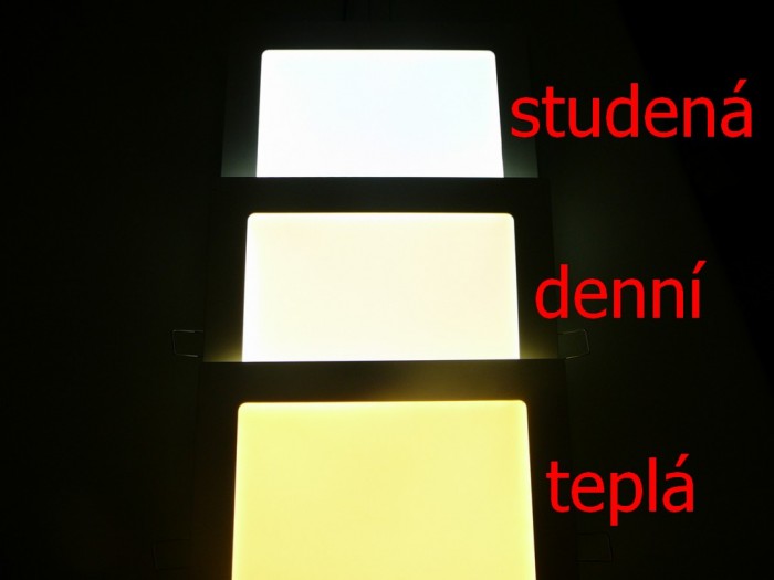 T-LED s.r.o. T-LED SN18 LED panel 18W čtverec 225x225mm Varianta: Studená bílá 6000 K