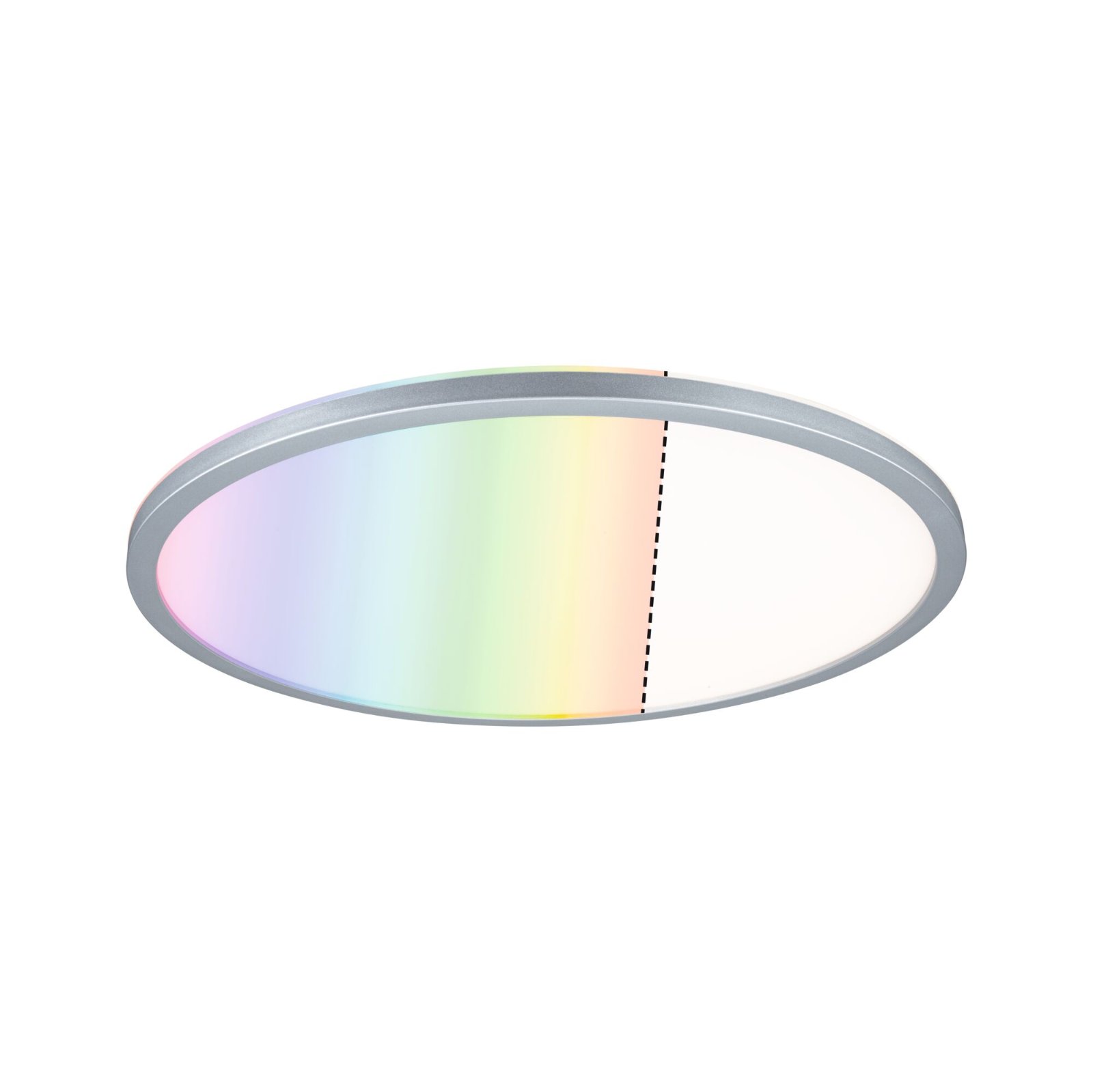 PAULMANN LED Panel Atria Shine kruhové 420mm RGBW matný chrom, 71019