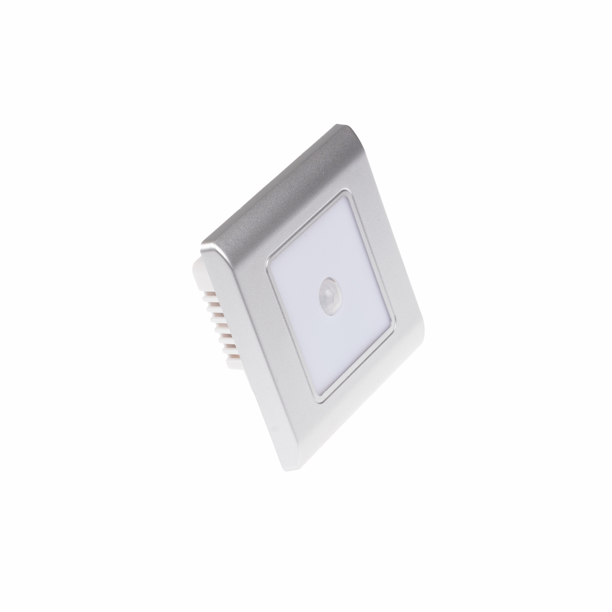 T-LED s.r.o. T-LED vestavné svítidlo PIR-RAN-S stříbrné se senzorem pohybu Varianta: Denní bílá