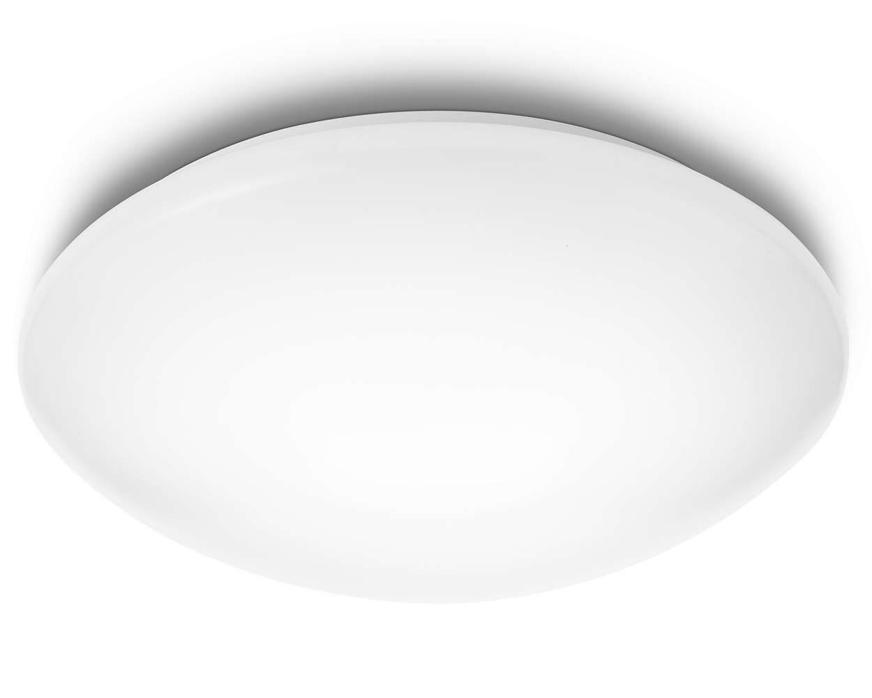 Philips 31803/31/EO Suede moderní stropní LED svítidlo 4x9W 3300lm 2700K, bílá