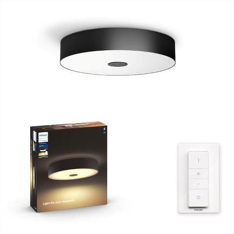 Philips HUE Philips 40340/30/P6 Hue Fair SVÍTIDLO STROPNÍ LED 39W 3000lm 2200-6500K, černá BT