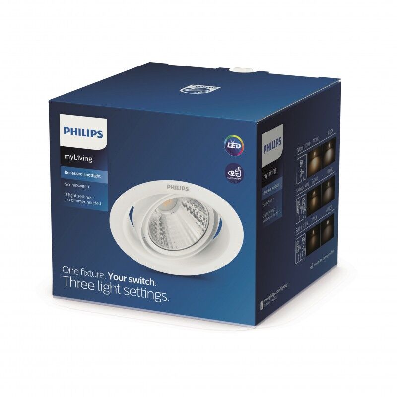 Philips Pomeron SVÍTIDLO PODHLEDOVÉ LED 3W 210lm 4000K stmívatelné, bílá