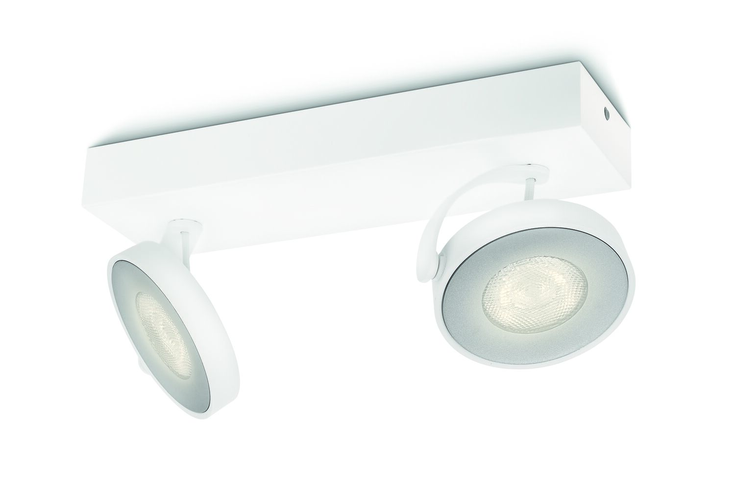 Philips 53172/31/16 Clockwork bodové stropní LED světlo LED 2x4,5W 1000lm 2700K, bílá