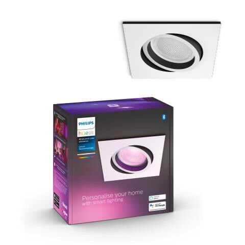 Philips HUE Philips 50551/31/P7 Hue Centura Bluetooth SVÍTIDLO ZÁPUSTNÉ GU10 5,7W 350lm 2000-6500K,hranaté