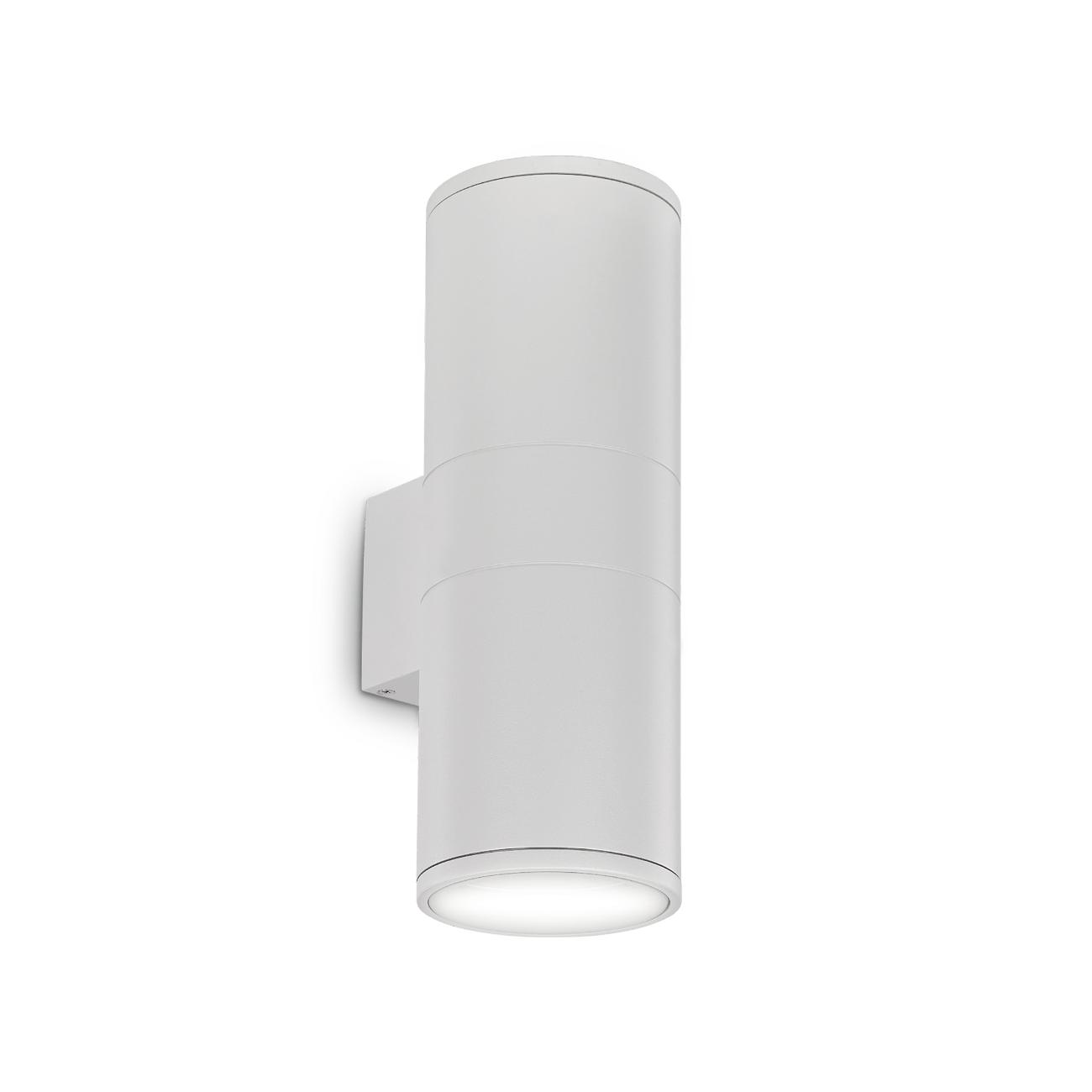 IDEAL LUX 092300 venkovní nástěnné svítidlo Gun AP2 Big bílé 2x60W