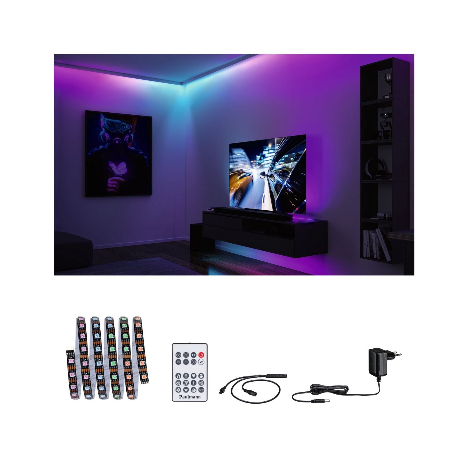 Paulmann EntertainLED LED pásek Dynamic RGB 1,5m 3W 60LEDs/m RGB