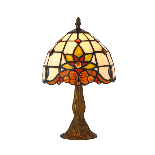 Prezent TIFFANY XVII 1xE14/40W, luxusní stolní lampa