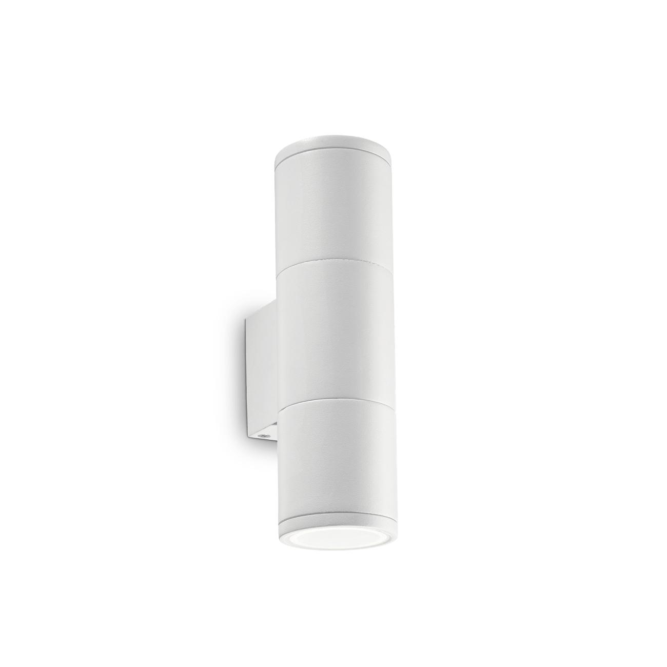 IDEAL LUX Venkovní moderní nástěnné svítidlo GUN AP2 SMALL 100388 bílé