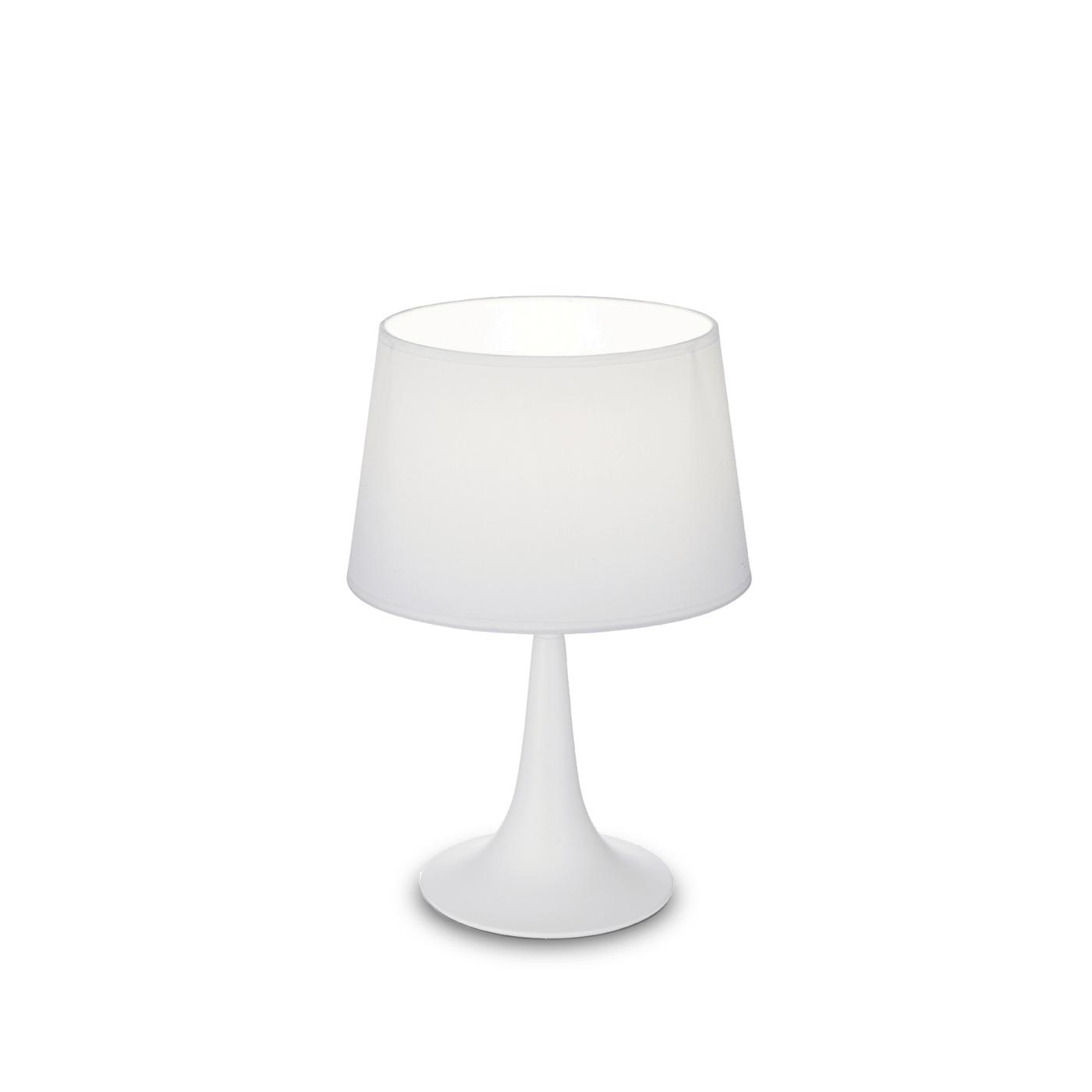 IDEAL LUX 110530 stolní lampa London TL1 Small bílá 1x60W