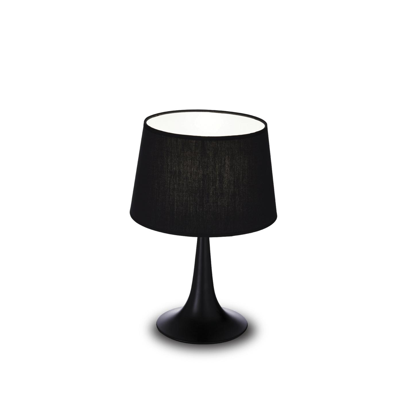 IDEAL LUX 110554 stolní lampa London TL1 Small černá 1x60W E27