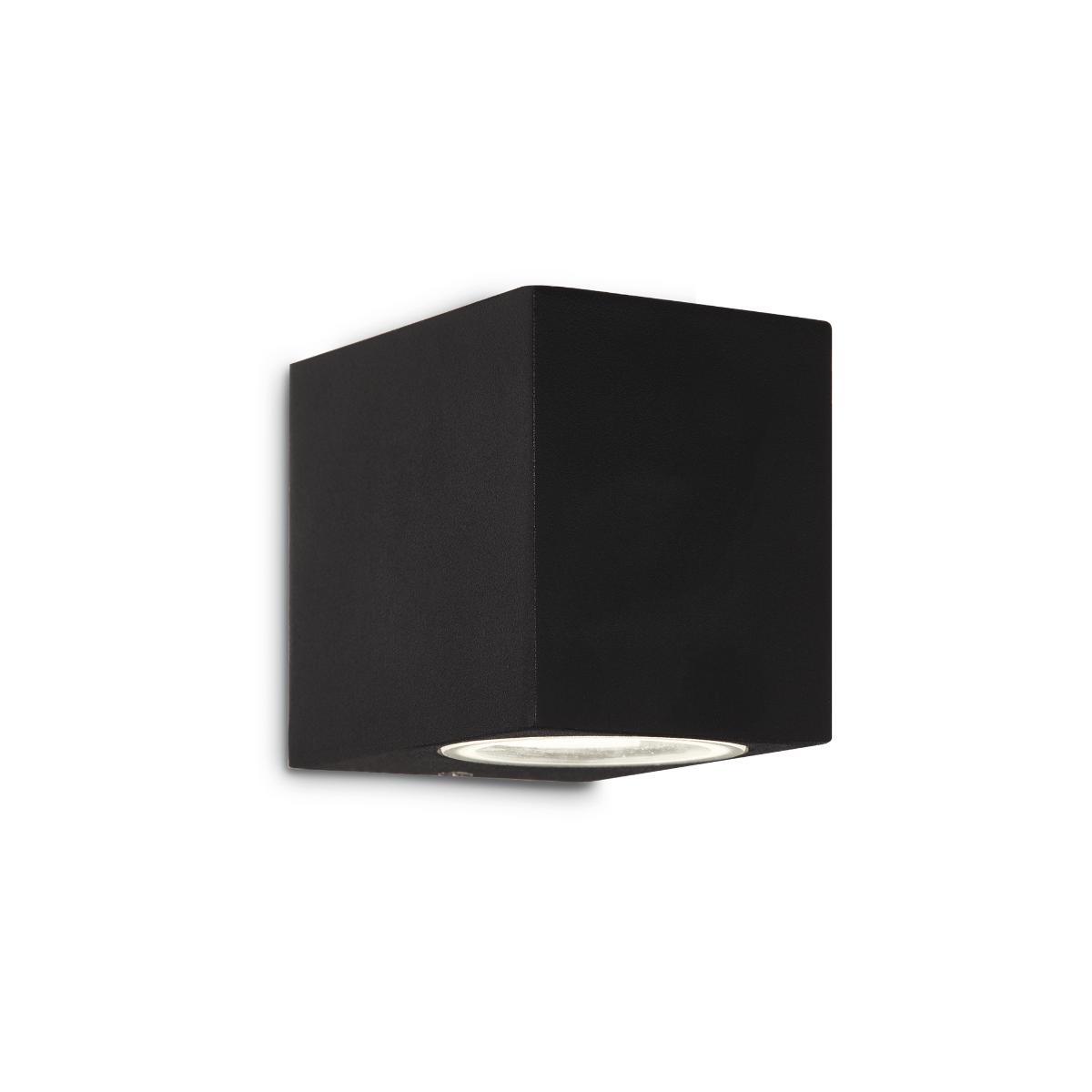 IDEAL LUX 115313 venkovní černé nástěnné svítidlo Up AP1 Nero 1x40W G9 IP44