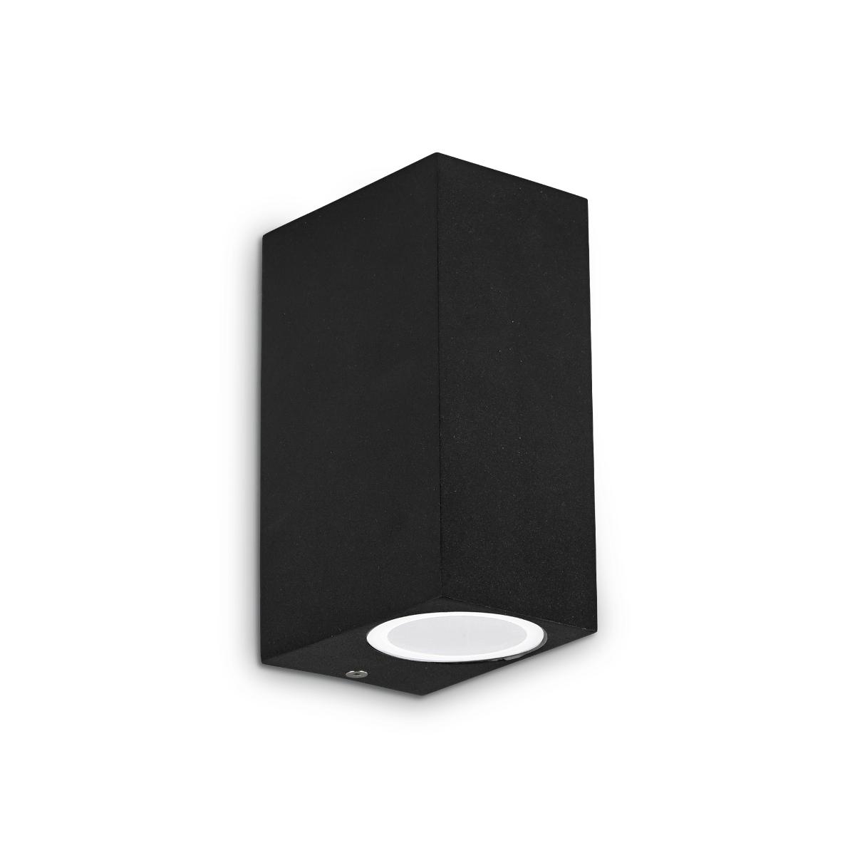 IDEAL LUX 115344 venkovní nástěnné svítidlo Up AP2 černé 2x40W G9 IP44