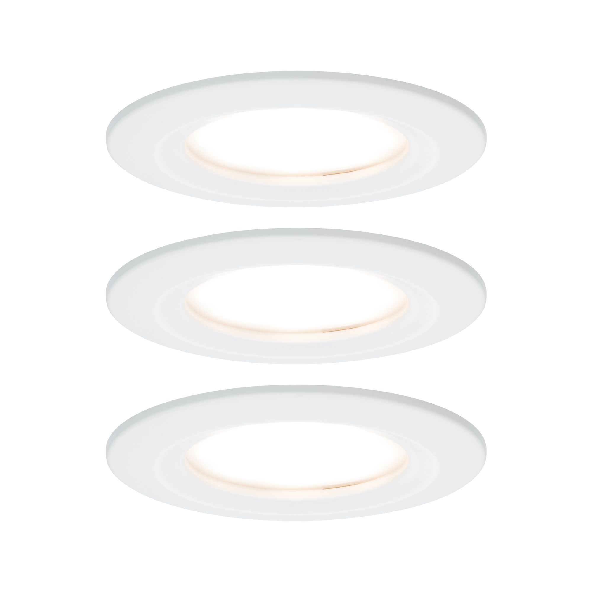 PAULMANN - Vestavné svítidlo LED Nova kruhové 3x6,5W bílá mat nevýklopné 3-krokové-stmívatelné, P 93496