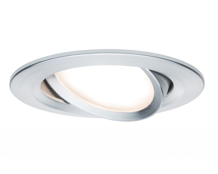 PAULMANN - Zápustné svítidlo LED Coin Slim IP23 kulaté 6,8W hliník stmívatelné 1ks, P 93902